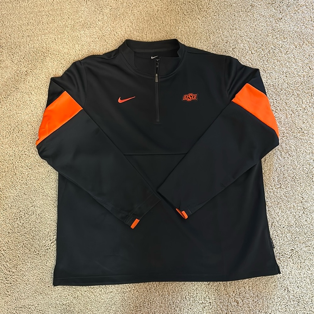 NIKE OSU HALF ZIP PULL OVER